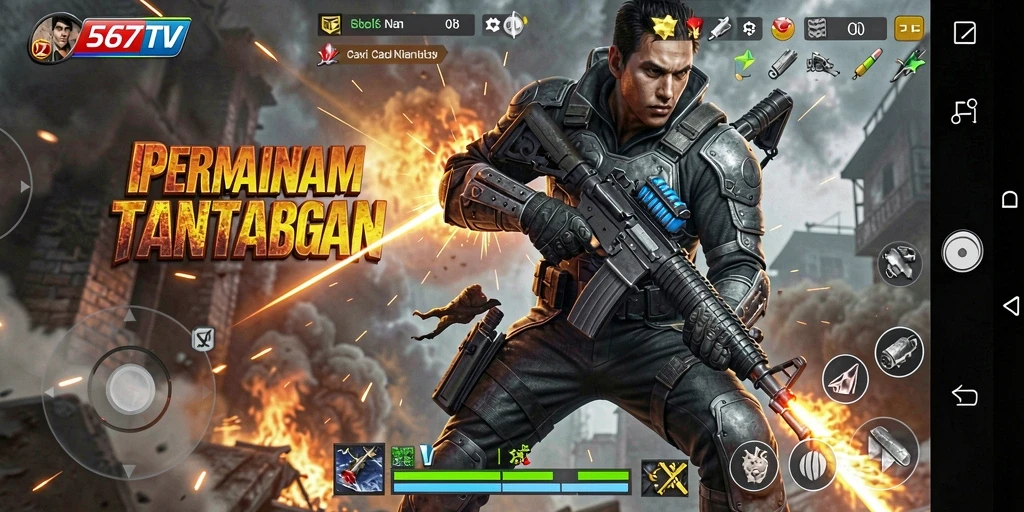 Screenshot gameplay 567TV menampilkan aksi seru dan menantang.