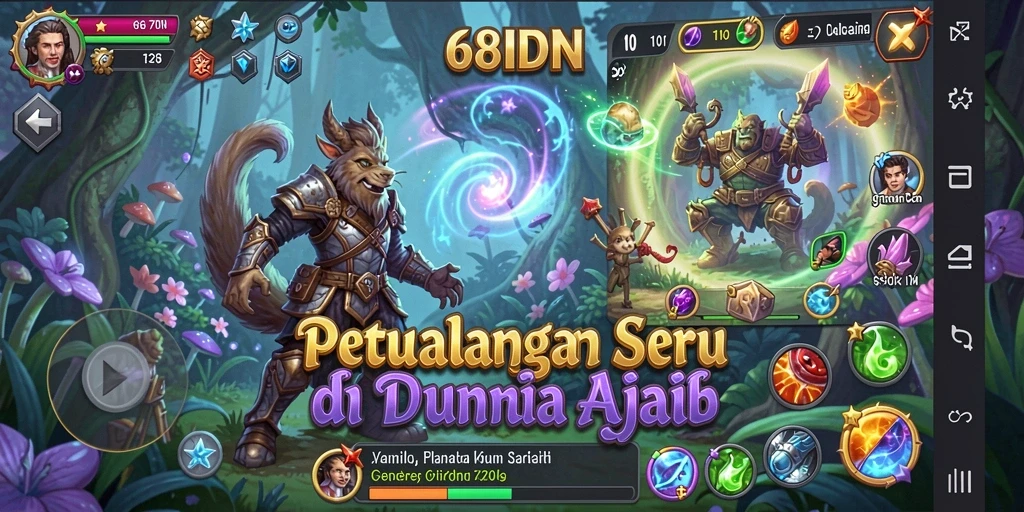 Screenshot dari gameplay petualangan 68IDN yang mengesankan.