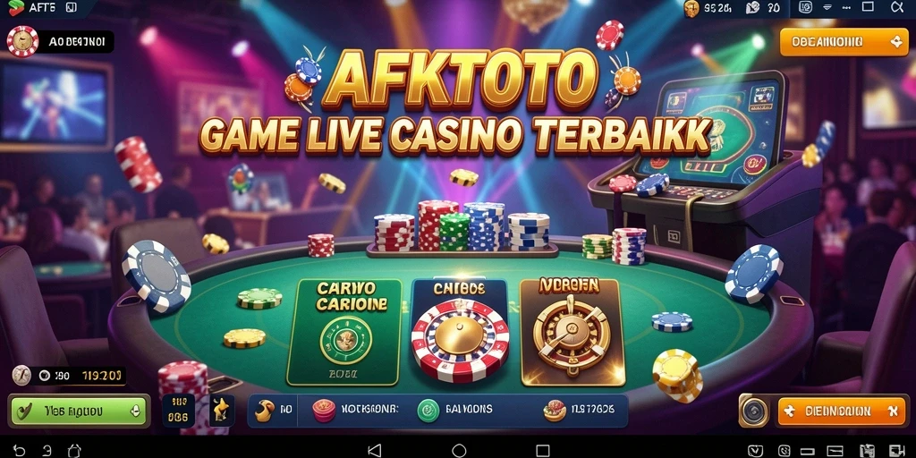 Tampilan gameplay AFKTOTO yang mendebarkan di Live Casino.
