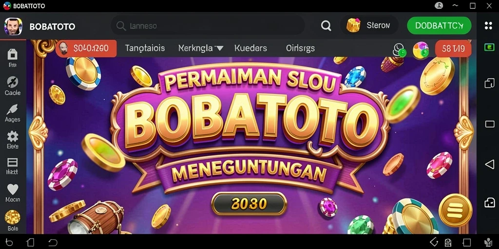 Tampilan menarik dari gameplay BOBATOTO slot.