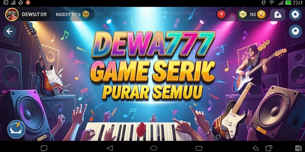 Gameplay DEWA777 yang penuh warna dan menarik dengan berbagai lagu.
