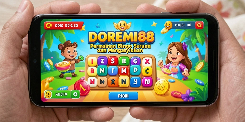 Screenshot DOREMI88 menampilkan keseruan permainan Bingo.