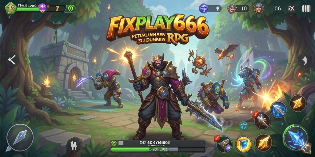 Tampilan gameplay FIXPLAY666 yang menakjubkan dalam dunia RPG.