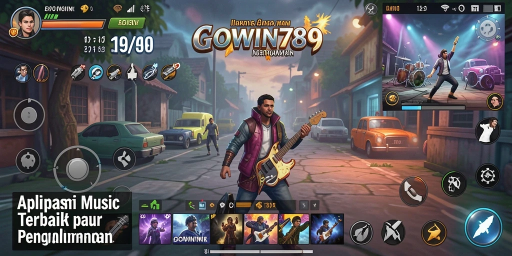 Screenshot GOWIN789 menampilkan gameplay musik yang interaktif dan menyenangkan.