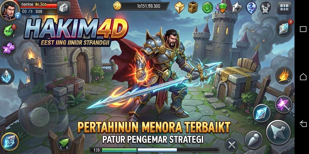Tampilan gameplay HAKIM4D yang inovatif dalam Tower Defense.