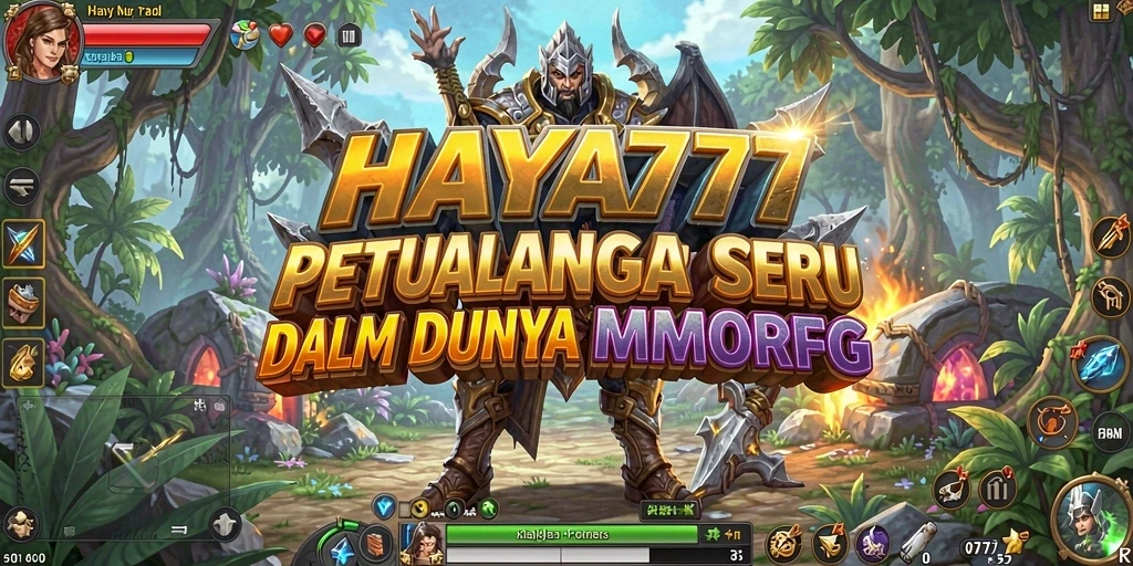 Gameplay HAYA777 yang menakjubkan dalam dunia fantastis MMORPG.