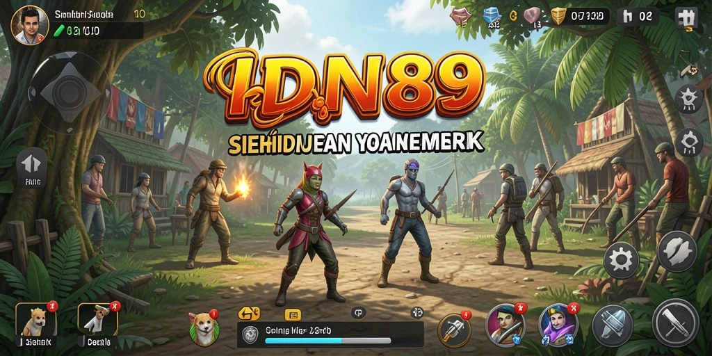 Tampilan menarik dari gameplay IDN89 dengan simulasi kehidupan.