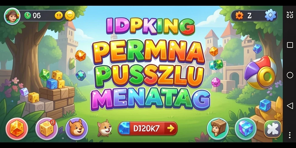 Gameplay seru dari IDPKING yang menyajikan tantangan Puzzle.