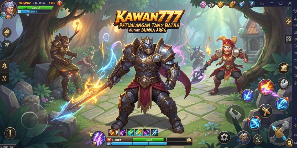 Cuplikan gameplay seru KAWAN777 dengan aksi RPG yang mendebarkan.