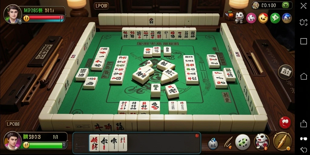 Tampilan utama LPO88 menampilkan gameplay Mahjong yang dinamis dan menarik.