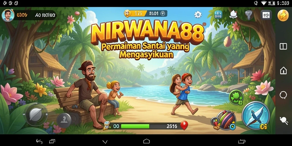 Tampilan gameplay NIRWANA88 yang menghibur dan menyenangkan.
