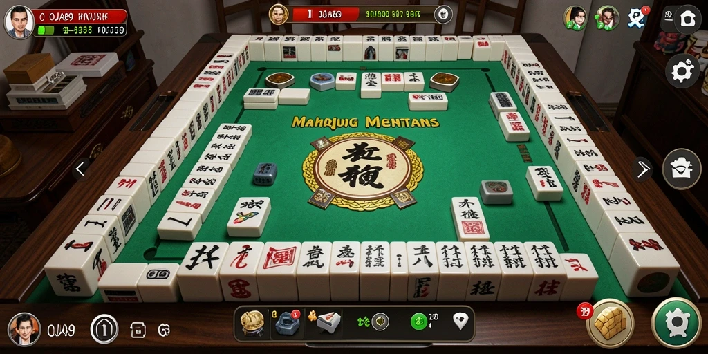 Tampilan gameplay Mahjong dari OJA89 yang menarik dan menantang.