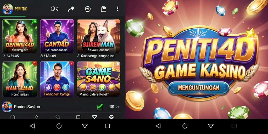 Tampilan gameplay Kasino PENITI4D yang mendebarkan dan interaktif.