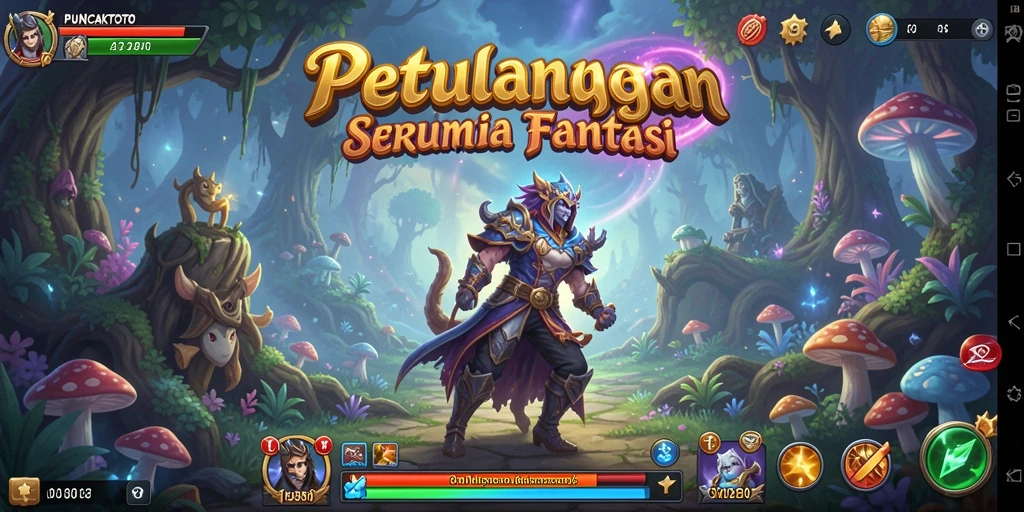 Tampilan gameplay PUNCAKTOTO yang menakjubkan dan penuh petualangan.