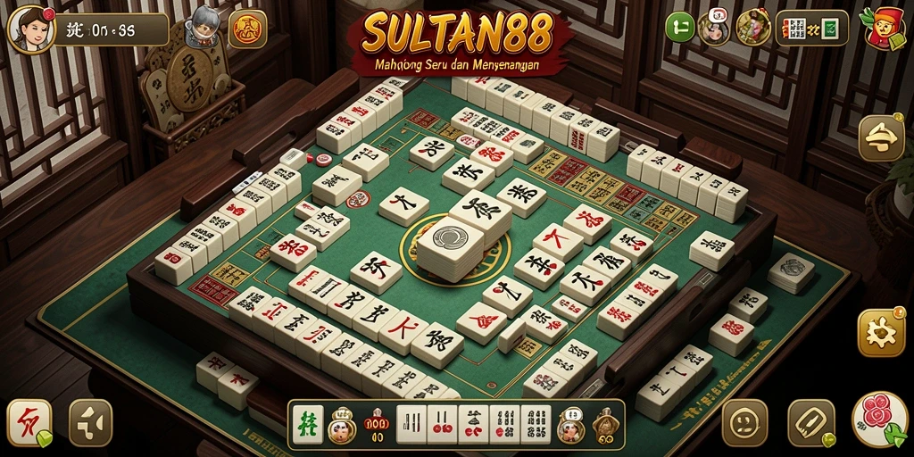 Gameplay seru SULTAN88 dengan ubin Mahjong yang menantang.