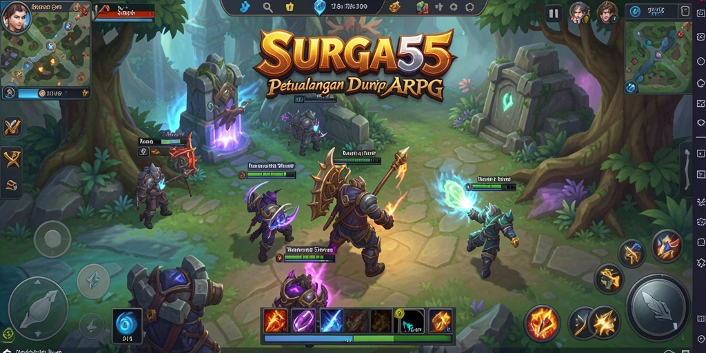 Tampilan gameplay mendebarkan di <strong>SURGA55</strong> dengan aksi pertarungan yang seru.