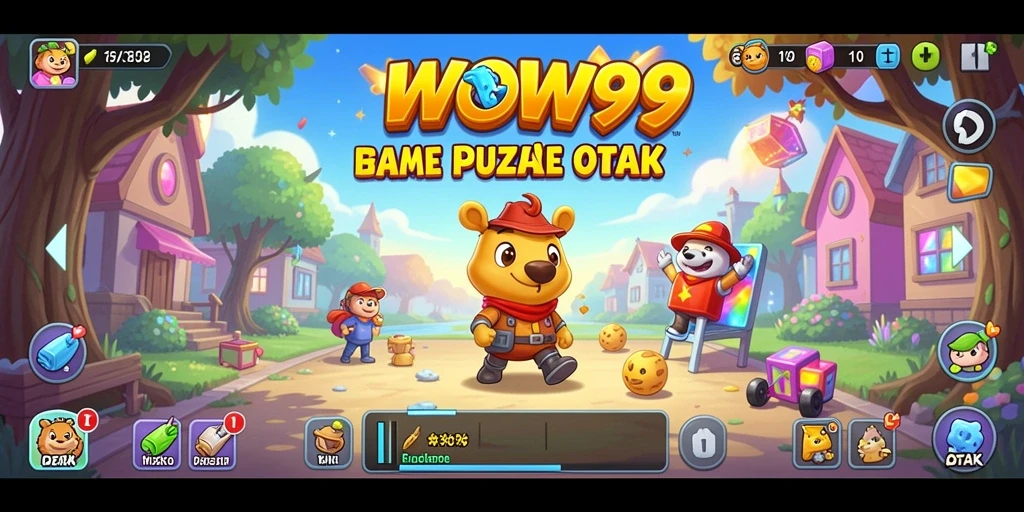 Tampilan gameplay WOW99 yang menarik dan penuh warna.