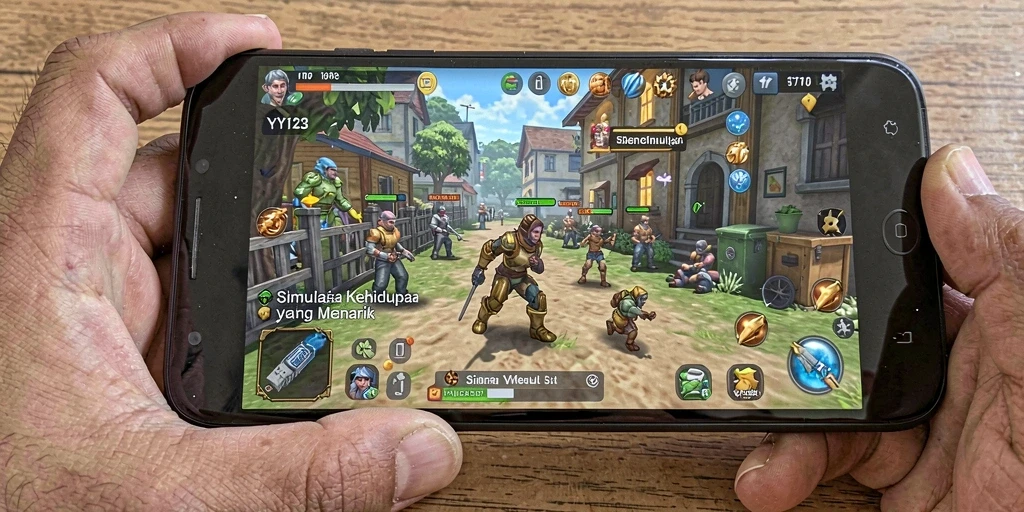 Tampilan gameplay YY123 yang realistis dan imersif.